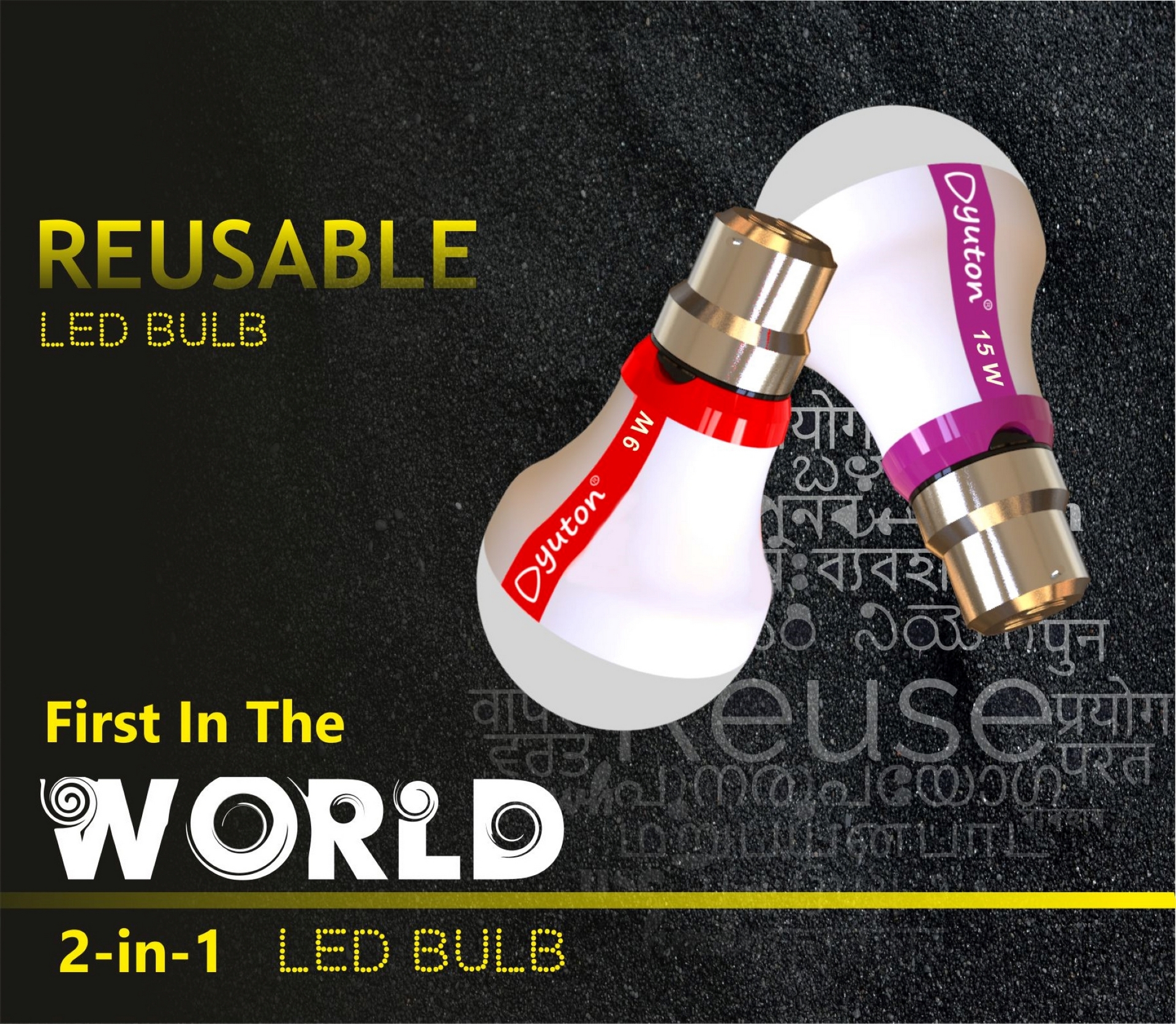 Dyuton led bulb Reusable led